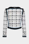 Bouclé Long Sleeves Corset Blazer immagine numero 2