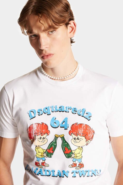 Dsquared2 Canadian Twins Cool Fit T-Shirt immagine numero 5