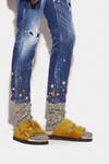 Medium Patch Broken Wash Cool Girl Cropped Jeans image number 4