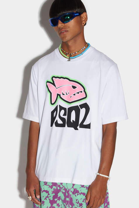 DSQ2 Fish Skater T-shirt