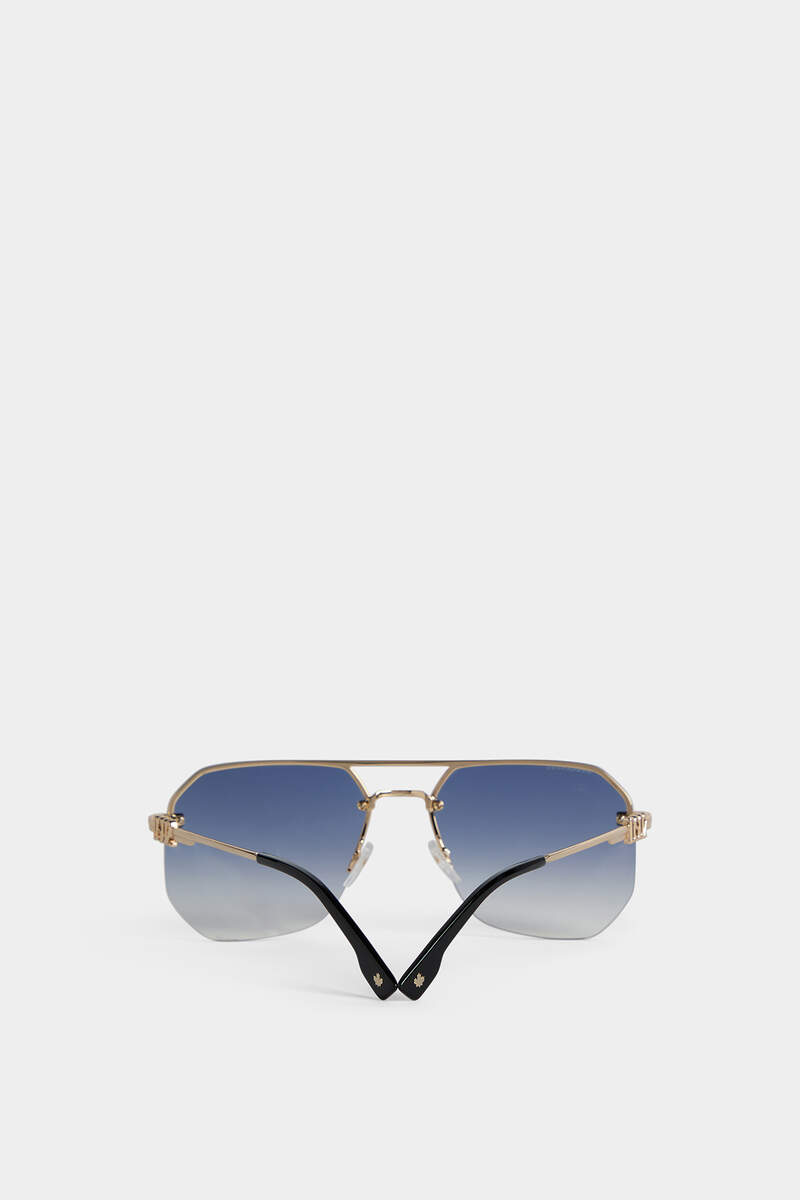 Hype Gold Blue Sunglasses número de imagen 3