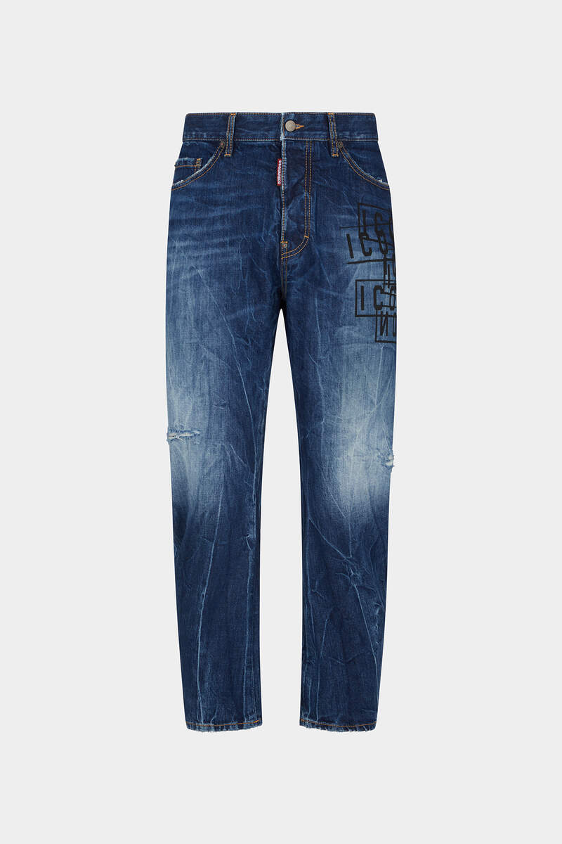 Icon Dark Wash Stamps Bro Jeans image number 1