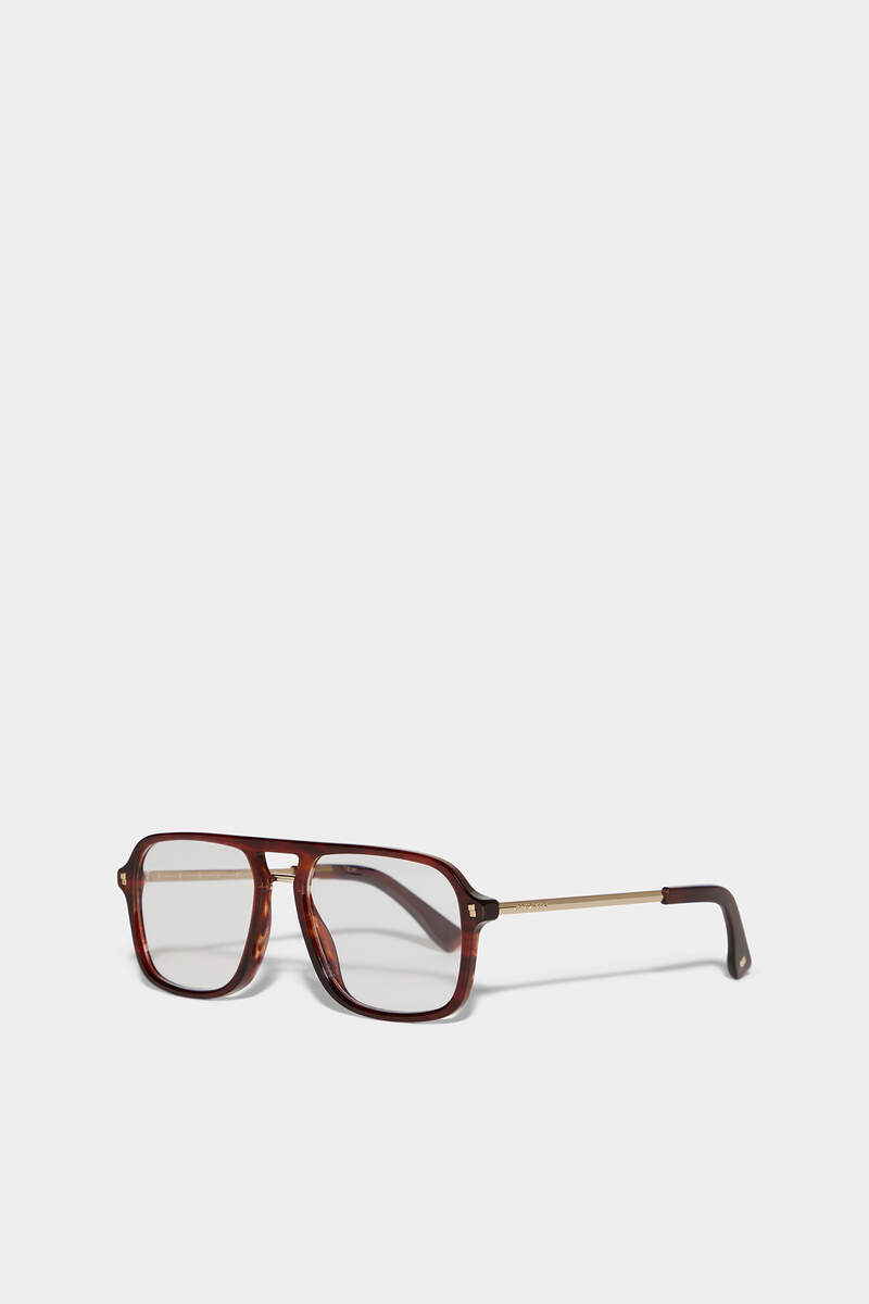 Refined Brown Horn Optical Glasses image number 1