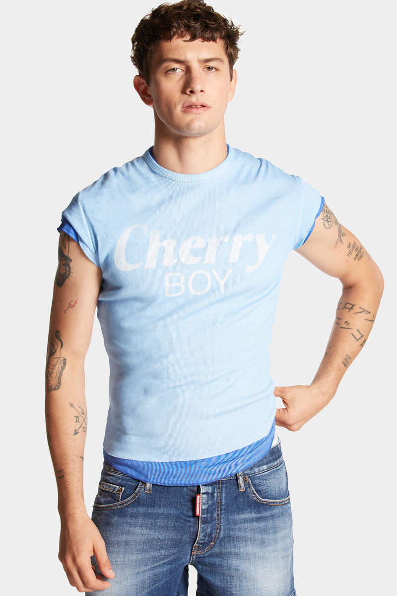 Cherry Boy Choke Fit T-Shirt Bildnummer 3