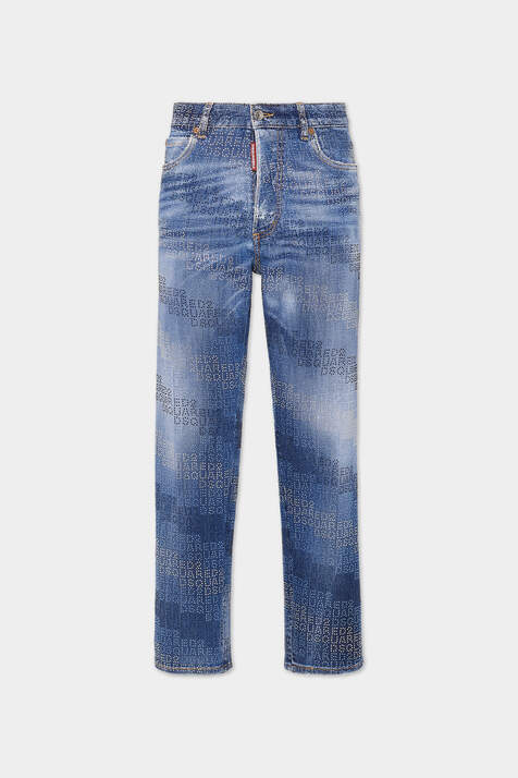 Allover Dsquared2 Crystal Wash Boston Jeans图片编号3