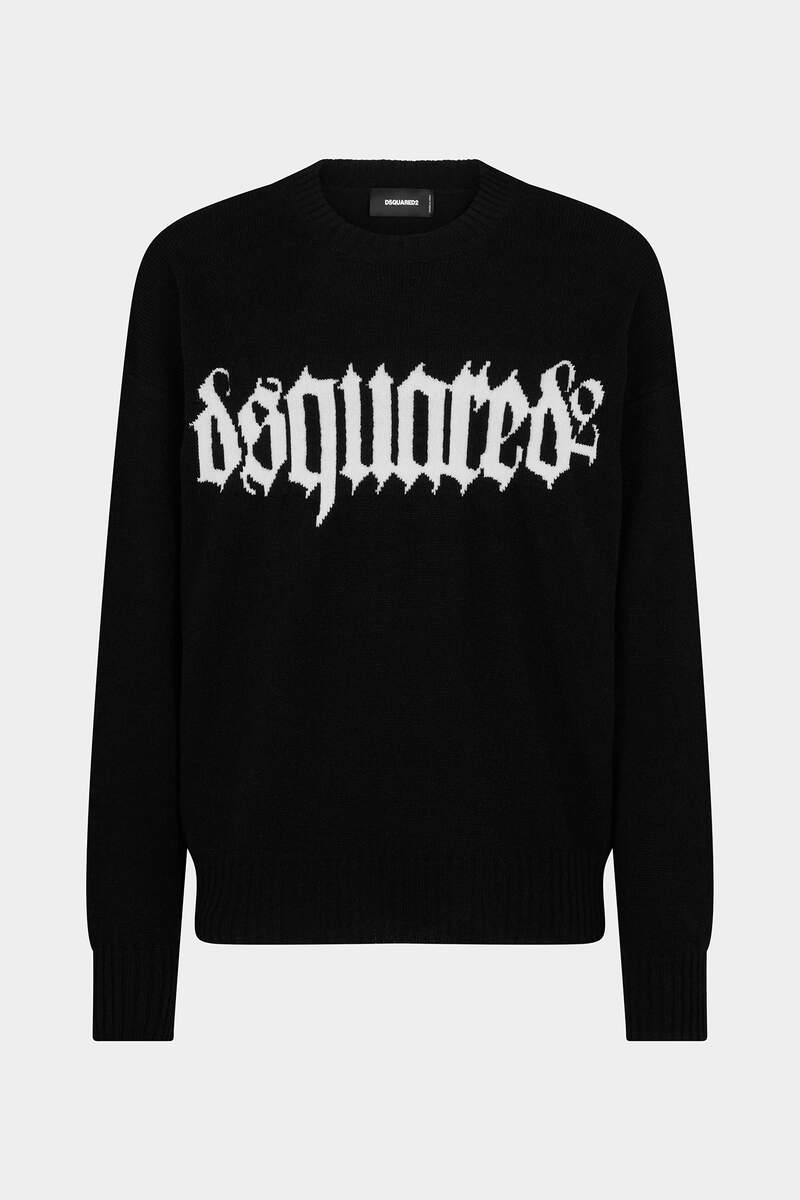 Gothic Knit Crewneck Pullover image number 1