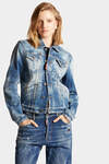 Medium Kinky Wash Boyfriend Jeans Jacket image number 3