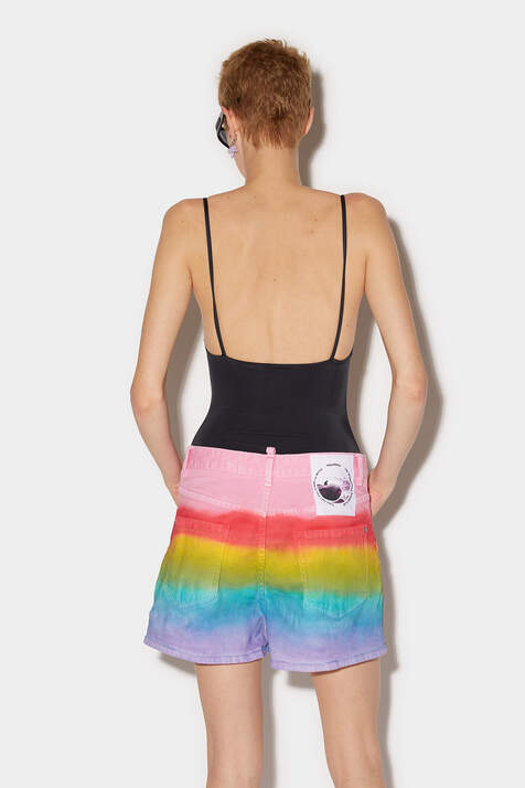 Rainbow Baggy Shorts图片编号2