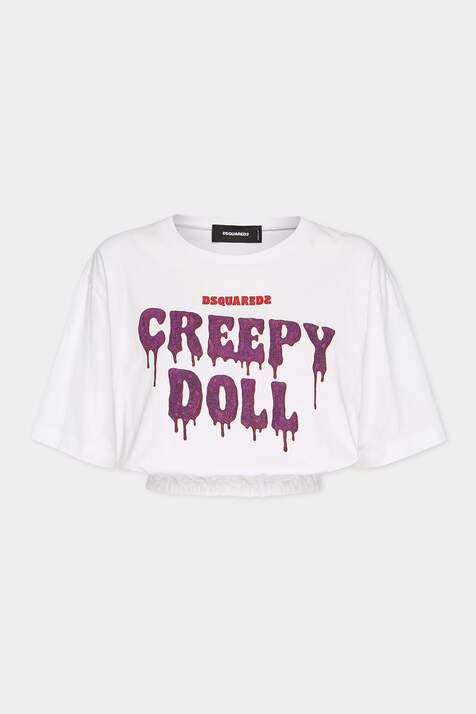Creepy Doll Cropped Fit T-Shirt número de imagen 3
