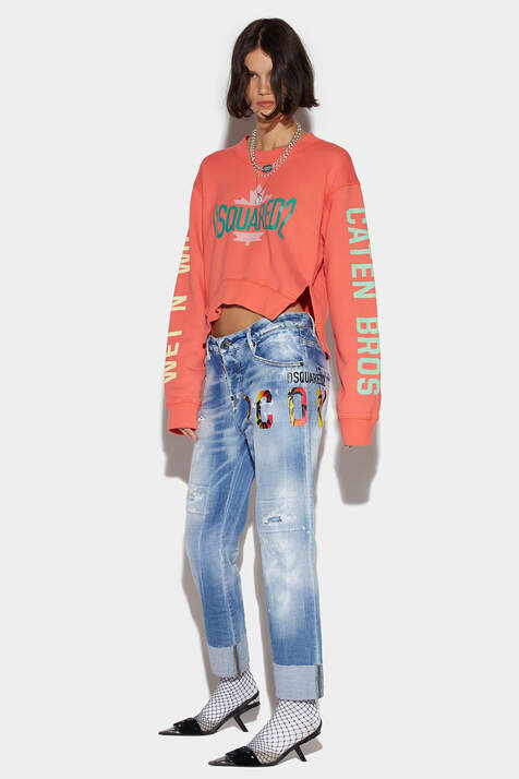 Icon Light Wash Cool Girl Cropped Jeans