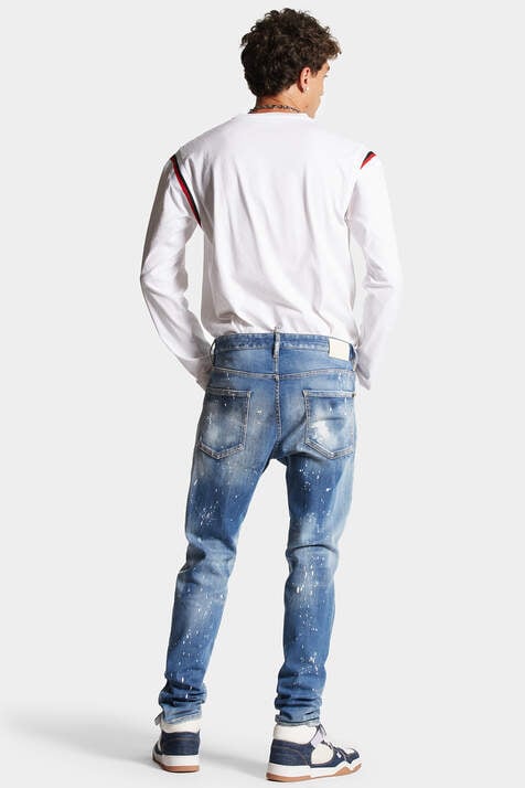 Medium Iced Spots Wash Cool Guy Jeans  image number 2