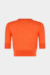 D2 Cropped Short Sleeves Knit Pullover image number 2