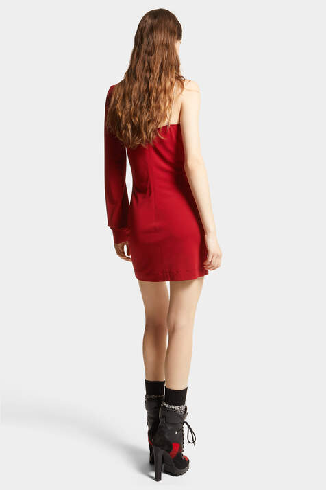 Single-Sleeved Jersey Dress immagine numero 2