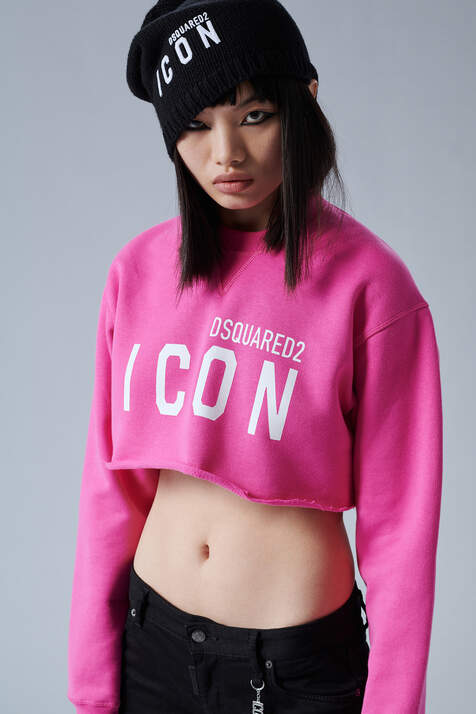 Be Icon Cropped Cool Sweatshirt