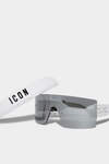 Icon Mask White Sunglasses image number 4