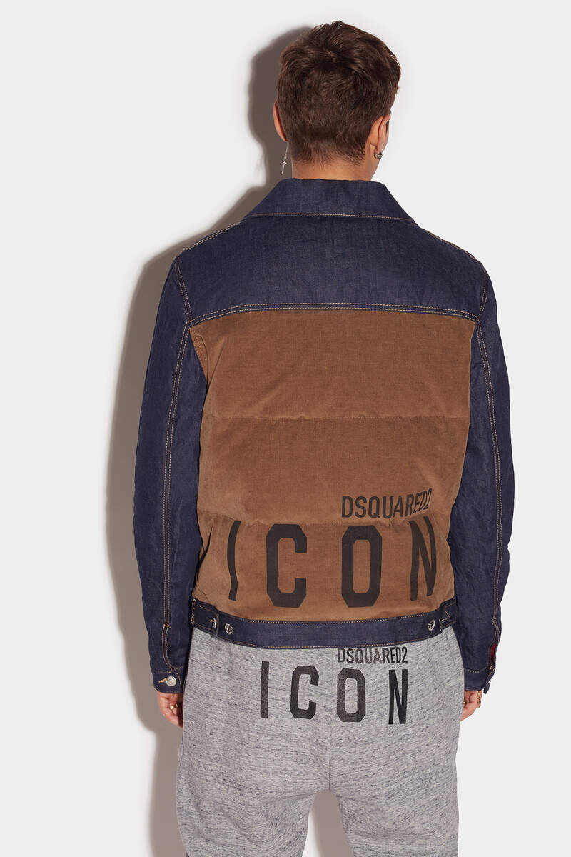 Be Icon Padded Jean Jacket image number 3
