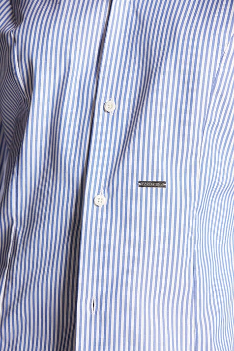 Stripes Cotton Tennis Shirt immagine numero 6