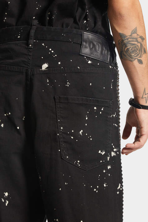 Icon Black Milky Wash Denim Shorts 画像番号 7