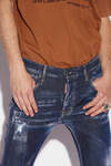 Dark Wrinkle Blue Wash Super Twinky Jeans immagine numero 3