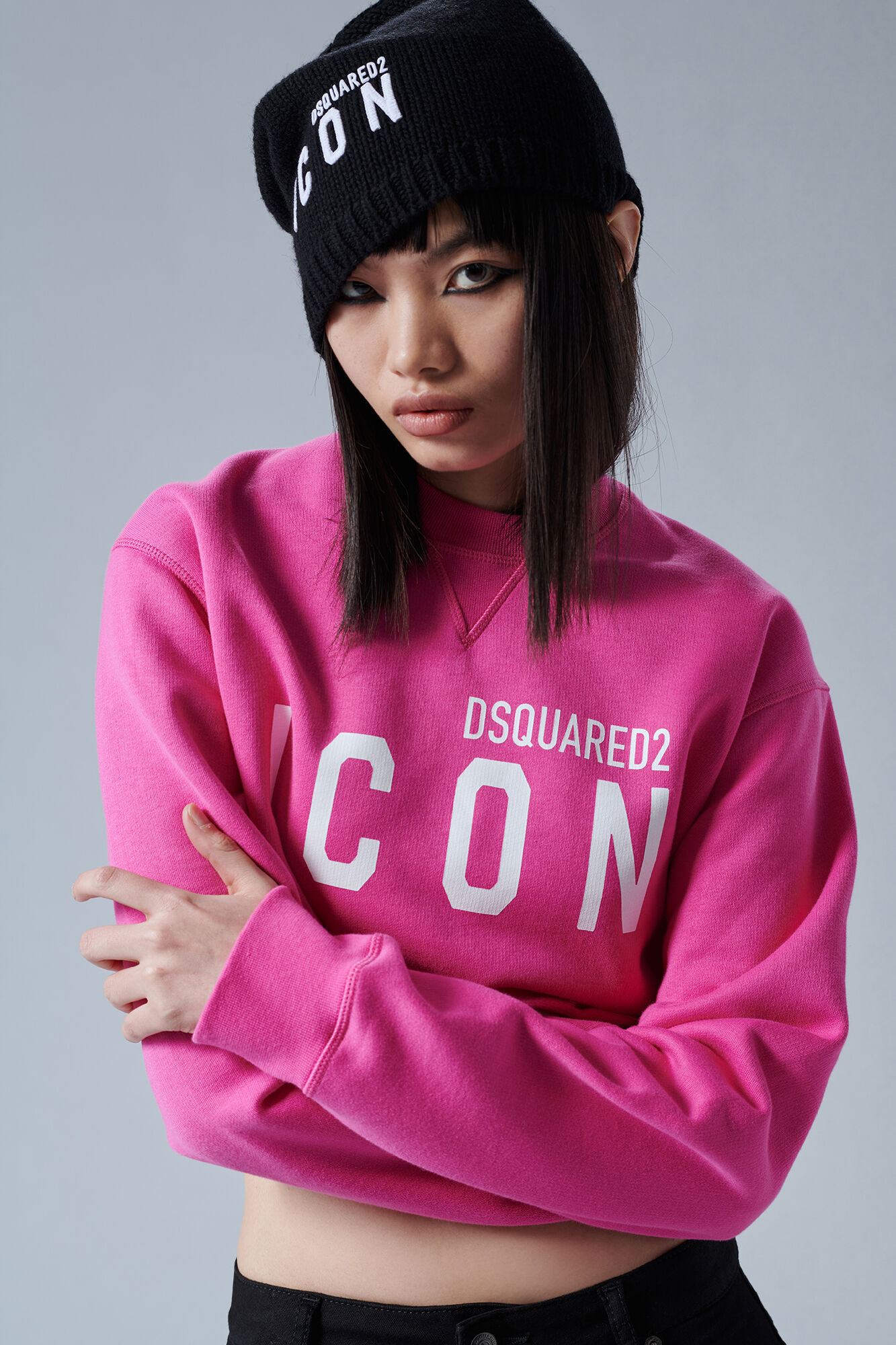 Be Icon Cropped Cool Sweatshirt