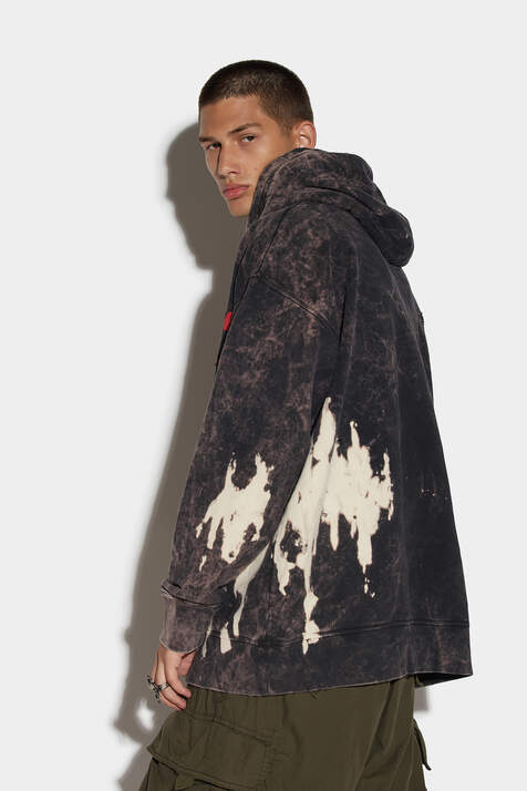 D2 Reverse Tie&Dyed Slouch Hoodie numéro photo 2