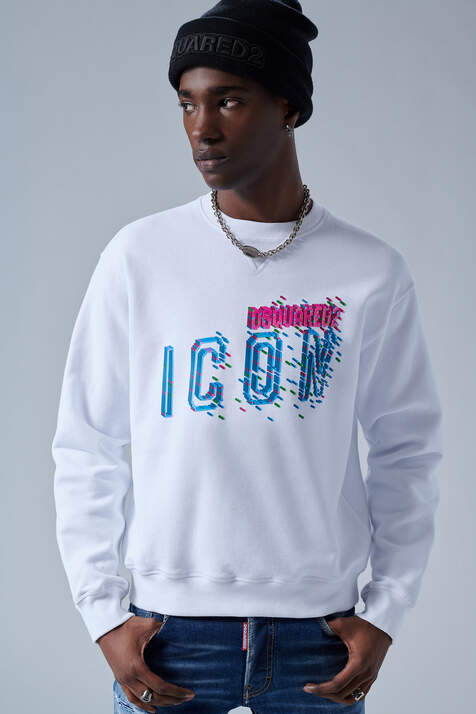 Pixeled Icon Cool Sweatshirt图片编号3