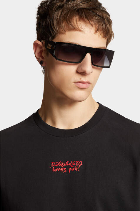 Dsquared2 Loves You Regular Fit T-Shirt immagine numero 5