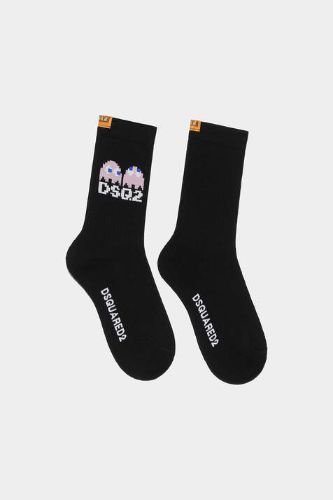 Pac-Man Mid-Crew Socks