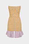 Preppy Striped Bustier Dress número de imagen 1