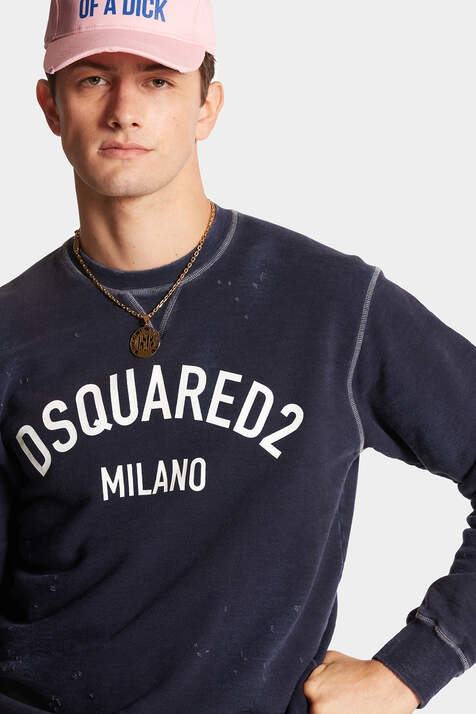 Dsquared2 Milano Cool Fit Crewneck Sweatshirt immagine numero 5