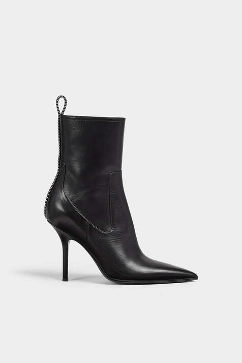 Zip Up Heeled Ankle Boots