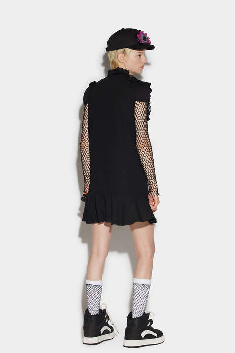 Lace Bib Mini Dress número de imagen 2