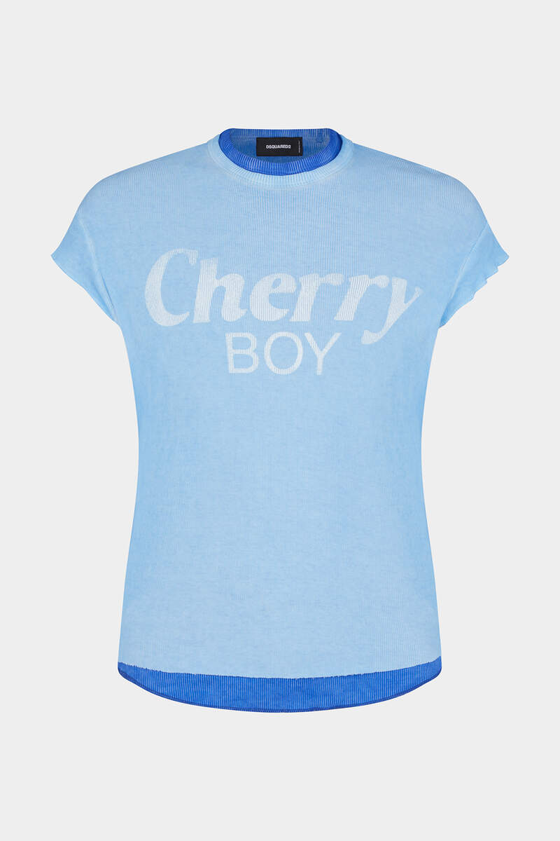 Cherry Boy Choke Fit T-Shirt 画像番号 1