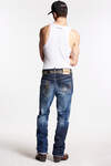 Dark White Sprinkle Wash Roadie Jeans image number 2