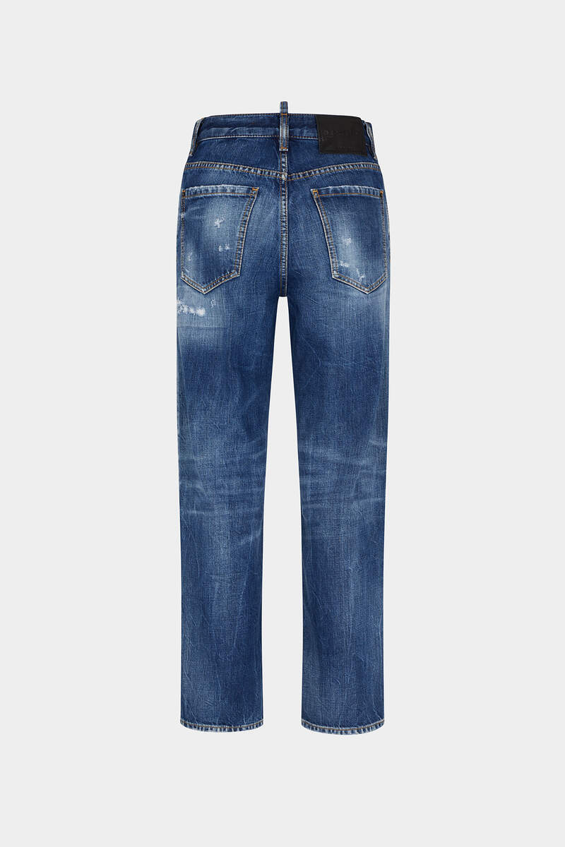 Dark Ripped Wash Boston Jeans image number 2