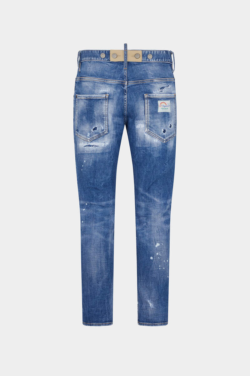 Medium Mended Rips Wash Skater Jeans immagine numero 2