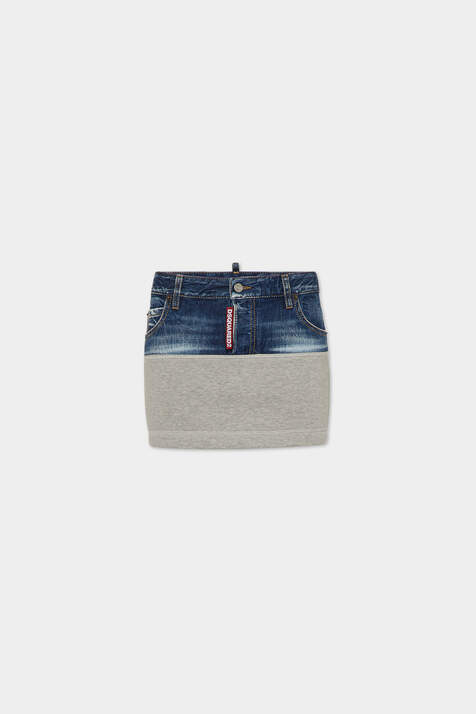 Jersey and Denim Skirt image number 3