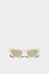 D2 Hype Ivory Sunglasses número de imagen 2
