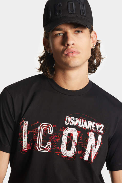 Icon Scribble Cool Fit T-Shirt immagine numero 5