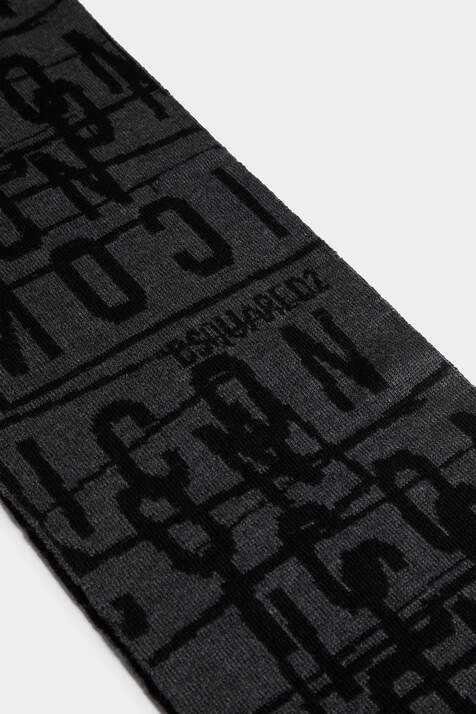 Icon Stamp Knit Scarf 画像番号 2