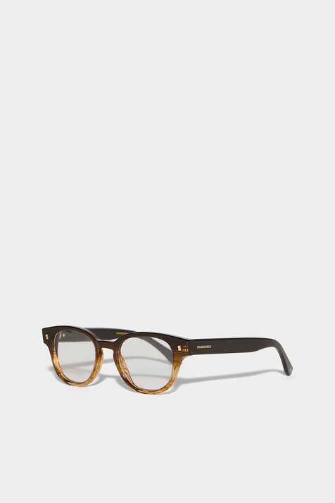 Refined Brown Horn Optical Glasses