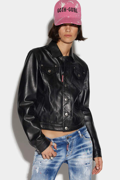 Leather Boyfriend Jacket