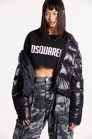 Dsquared2 Cropped Cool Sweatshirt
