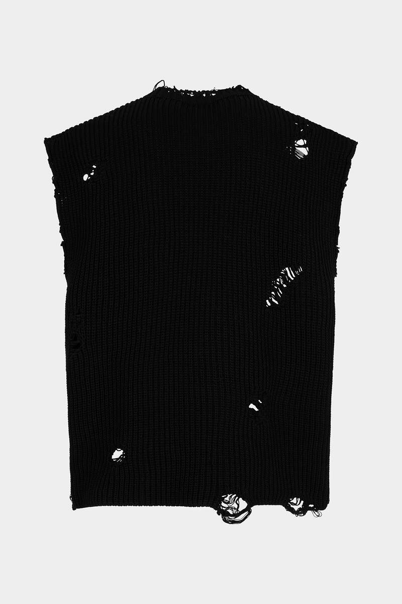 Icon Knit Sleeveless Pullover image number 2