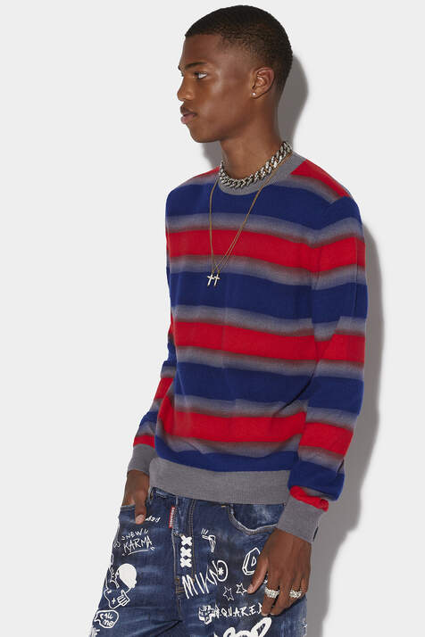 Stripes Round Neck Sweater