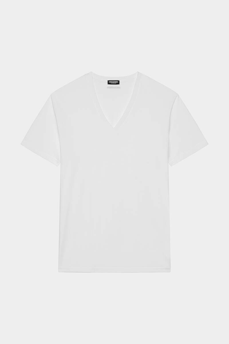 Basic V-neck T-shirt número de imagen 1