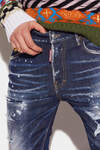 Dark Ripped Bleach Wash Super Twinky Jeans image number 3