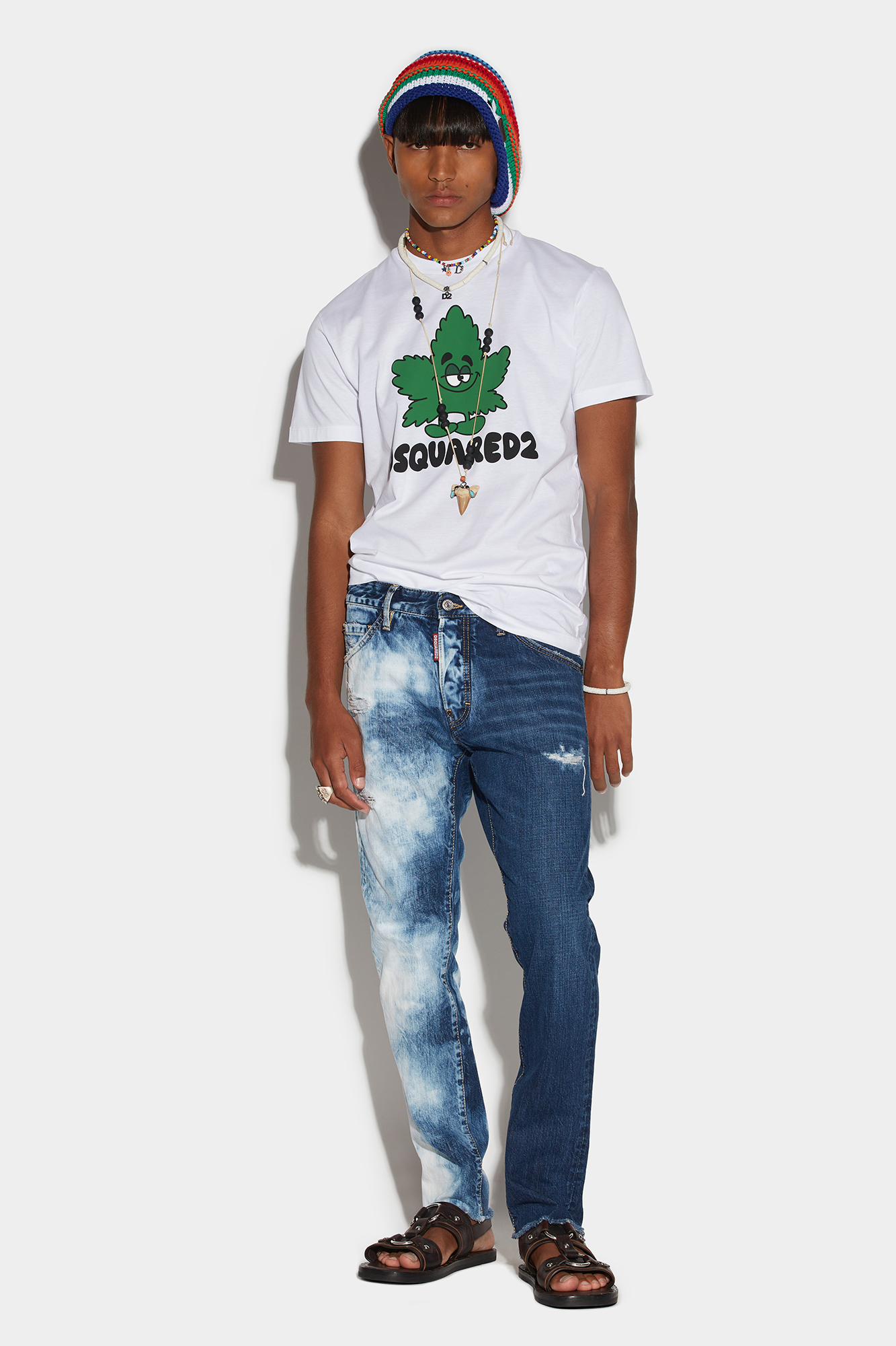 DSQUARED2 Cropped Jeans for Men | ModeSens